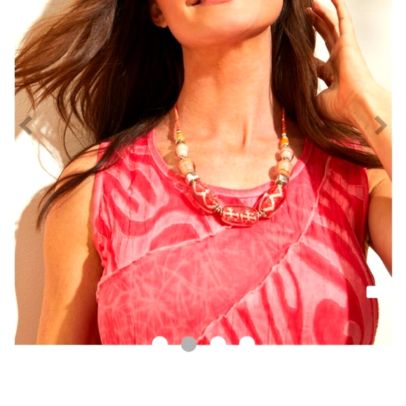 Chico's Scoopneck Knee-Length Dress siz Xl - Picture 3 of 6